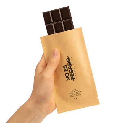 Tableta de chocolate 60% cacao semiamargo | 50 grs.
